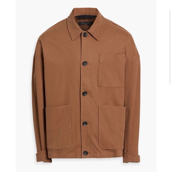 Rag & Bone Mercer Corduroy Men’s Jacket Black Brown NWT Size Medium - Picture 2 of 7